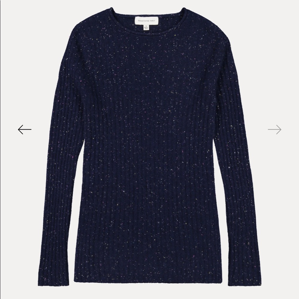 Cashmere Ribbed Sweater - Picture 5 of 9